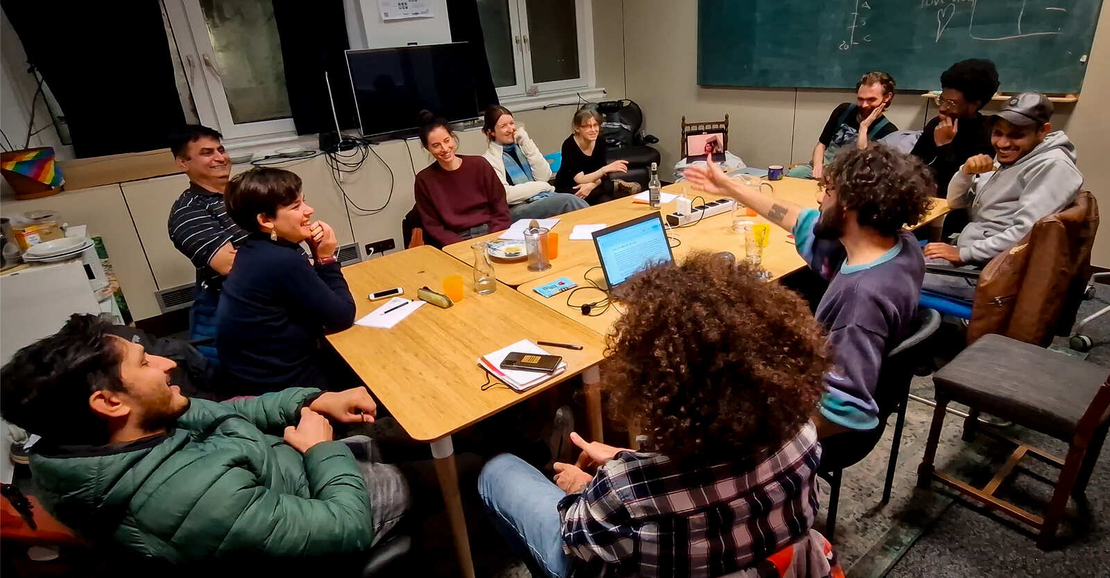 writers room meeting